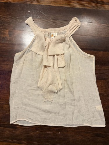 Adiva tank top size cream - top,