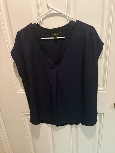 Banana republic neck blouse - v-neck,