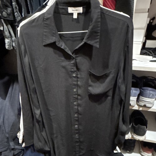 Black women blouse - black,